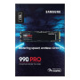 SSD, SAMSUNG, 990 PRO, 1TB, M.2, PCIE, NVMe, MLC, Write speed 6900 MBytes/sec, Read speed 7450 MBytes/sec, 2.3mm, TBW 600 TB, MTBF 1500000 hours, MZ-V9P1T0BW