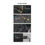 CABLE DP TO VGA 2M/BLACK HBLBH VENTION