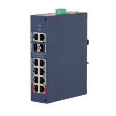 Switch, DAHUA, CHS4212-8GT-110, Switch type Managed, Switch layer L2, Form factor Desktop, 10xRJ-45 ports, RJ-45 Ports Type Gigabit Ethernet (10/100/1000), 10xGigabit Ethernet (copper) ports quantity, 2xSFP module slots quantity, Power over Ethernet (PoE)