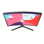 LCD Monitor, SAMSUNG, LS24C366EAUXEN, 24, Curved, Panel VA, 1920x1080, 16:9, 75Hz, 4 ms, Colour Black, LS24C366EAUXEN