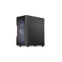 Case, ENDORFY, Regnum 400 ARGB, MidiTower, Case product features Transparent panel, Not included, ATX, MicroATX, MiniITX, Colour Black, EY2A009