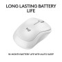 MOUSE BLUETH OPTICAL M240/SIL WHITE 910-007120 LOGITECH