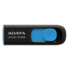 MEMORY DRIVE FLASH USB3 512GB/BLK/BLUE AUV128-512G-RBE ADATA MEMORY DRIVE FLASH USB3 512GB/BLK/BLUE AUV128-512G-RBE ADATA