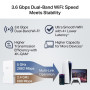 WRL RANGE EXTENDER 3600MBPS/DUAL BAND RE220BE TP-LINK