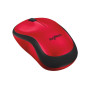 MOUSE USB OPTICAL WRL M220/SILENT RED 910-004880 LOGITECH