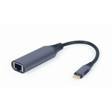 I/O ADAPTER USB-C TO LAN/GREY A-USB3C-LAN-01 GEMBIRD