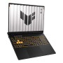 Notebook, ASUS, TUF, FX608JHI-QT325W, CPU Intel® CoreT i5, i5-14450HX, 16 , 2560 x 1600 pixels, RAM 16 GB, DDR5-SDRAM, SSD 512 GB, Discrete graphics NVIDIA® GeForce RTXT 5050, 8 GB, On-board graphics Yes, Numeric keypad Yes, OS installed Windows 11 Home, 