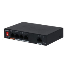 Switch, DAHUA, PFS3005-4ET-60-V2, Desktop/pedestal, PoE ports 4, 60 Watts, DH-PFS3005-4ET-60-V2