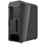 Case, ADATA, VALOR AIR PLUS MID, MidiTower, Case product features Transparent panel, ATX, MicroATX, MiniITX, Colour Black, VALORAIRPLUSMTA-BKCWW