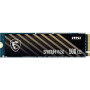 SSD, MSI, SPATIUM M450, 500GB, M.2, PCIe Gen4, NVMe, 3D NAND, Write speed 2300 MBytes/sec, Read speed 3600 MBytes/sec, 2.15mm, TBW 300 TB, MTBF 1500000 hours, S78-440K380-P83