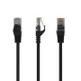 PATCH CABLE CAT6 UTP 1M/BLACK PP6U-1M/BK GEMBIRD