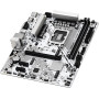 Mainboard, ASROCK, Intel B760 Express, LGA1700, Micro-ATX, Memory DDR5, Memory slots 2, 2xPCI-Express 3.0 1x, 1xPCI-Express 4.0 16x, 1xM.2, 1x15pin D-sub, 1xHDMI, 1xDisplayPort, 1xAV-In, 1xAV-out, 1xMicrophone, 2xUSB 2.0, 3xUSB 3.2, 1xUSB-C, 1xRJ45, B760M