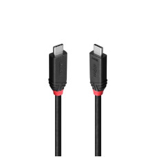CABLE USB4 240W TYPE C 1M/BLACK LINE 37001 LINDY CABLE USB4 240W TYPE C 1M/BLACK LINE 37001 LINDY