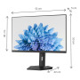 LCD Monitor, THOMSON, 27 , 1920 x 1080 pixels, Full HD, Native aspect ratio 16:9, Flat, M27FB5C15