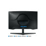 LCD Monitor, SAMSUNG, LS27CG552EUXEN, 27, Gaming/Curved, Panel VA, 2560x1440, 16:9, 165 Hz, Matte, 1 ms, Height adjustable, Colour Black, LS27CG552EUXEN