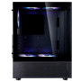 Case, ADATA, INVADER X MINI, MidiTower, Case product features Transparent panel, ATX, MicroATX, MiniITX, Colour Black, INVADERXMINIMT-BKCWW