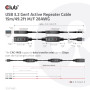 CABLE USB3.2 REPEATER 15M/M/F CAC-1406 CLUB3D