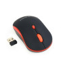 MOUSE USB OPTICAL WRL BLACK/RED MUSW-4B-03-R GEMBIRD