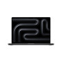 Notebook, APPLE, MacBook Pro, CPU Apple M, M5 Pro, 16.2 , 3456 x 2234 pixels, RAM 48 GB, SSD 1000 GB, Discrete graphics Not available, On-board graphics Yes, Keyboard language English, OS installed macOS Tahoe, Colour Black, Weight 2.14 kg, Z1MZ001FW