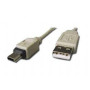 CABLE USB2 AM-MINI 1.8M WHITE/CC-USB2-AM5P-6 GEMBIRD
