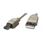 CABLE USB2 AM-MINI 0.9M WHITE/CC-USB2-AM5P-3 GEMBIRD