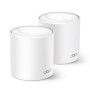 Wireless Router, TP-LINK, Wireless Router, 2-pack, 5400 Mbps, Mesh, IEEE 802.11a, IEEE 802.11n, IEEE 802.11ac, IEEE 802.11ax, 2x10/100/1000M, DECOX60(2-PACK)