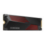SSD, SAMSUNG, 990 PRO with Heatsink, 4TB, M.2, PCIe Gen4, NVMe, TLC, Write speed 6900 MBytes/sec, Read speed 7450 MBytes/sec, TBW 2400 TB, MTBF 1500000 hours, MZ-V9P4T0CW