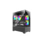 Case, XILENCE, XG172, MidiTower, Case product features Fan control panel/Transparent panel, Not included, Colour Black, XG172