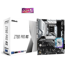 Mainboard, ASROCK, Intel Z790, LGA1700, ATX, Memory DDR5, Memory slots 4, 2xPCI-Express 3.0 1x, 1xPCI-Express 4.0 16x, 1xPCI-Express 5.0 16x, 4xM.2, 1xHDMI, 1xDisplayPort, 4xUSB 2.0, 3xUSB 3.2, 1xUSB-C, 1xPS/2, 1xRJ45, 3xAudio port, Z790PRORS