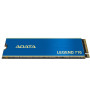 SSD, ADATA, LEGEND 710, 512GB, M.2, PCIE, NVMe, 3D NAND, Write speed 1000 MBytes/sec, Read speed 2400 MBytes/sec, TBW 130 TB, MTBF 1500000 hours, ALEG-710-512GCS