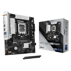 Mainboard, ASROCK, Intel H810, LGA 1851 (Socket V1), micro ATX, RAM DDR5-SDRAM, 2xSlots, Wi-Fi Yes, Bluetooth Yes, 1xNumber of M.2 (M) slots, H810M-XGEN5