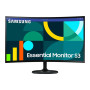 LCD Monitor, SAMSUNG, 27 , 1920 x 1080 pixels, Full HD, Native aspect ratio 16:9, LCD, Curved, LS27D362GAUXEN