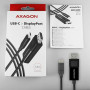 CABLE USB-C TO DP 1.8M/RVC-DPC AXAGON