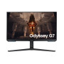 LCD Monitor, SAMSUNG, Odyssey G7 G70B, 28, Gaming/Smart/4K, Panel IPS, 3840x2160, 16:9, 144Hz, 1 ms, Speakers, Swivel, Pivot, Height adjustable, Tilt, Colour Black, LS28BG700EPXEN