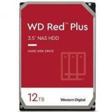 HDD, WESTERN DIGITAL, Red Plus, 12TB, SATA 3.0, 256 MB, 7200 rpm, 3,5, WD120EFBX