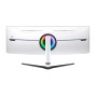 LCD Monitor, SAMSUNG, 57, Gaming/Curved, Swivel, Height adjustable, Tilt, Matte, Panel VA, 7680x2160, 32:9, 240Hz, 1 ms, Speakers, Colour Black / White, LS57CG952NUXEN