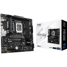 Mainboard, ASROCK, Intel B860, LGA 1851 (Socket V1), micro ATX, RAM DDR5-SDRAM, 4xSlots, 3xNumber of M.2 (M) slots, B860MPRO-A