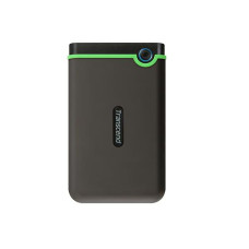 External HDD, TRANSCEND, StoreJet, 2TB, USB 3.0, Colour Green, TS2TSJ25M3S