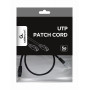 PATCH CABLE CAT5E UTP 0.5M/BLACK PP12-0.5M/BK GEMBIRD