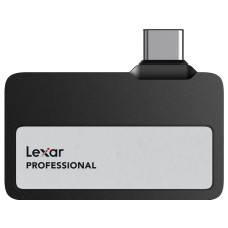 External SSD, LEXAR, SL400, 1TB, USB-C, Write speed 1000 MBytes/sec, Read speed 1050 MBytes/sec, LSL400X001T-RNBNG