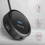 I/O HUB USB3.2 4PORT ROUND/1.2M HUE-P1AL AXAGON