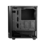 Case, CHIEFTEC, ELOX, MidiTower, Not included, ATX, MicroATX, MiniITX, Colour Black, AS-01B-OP