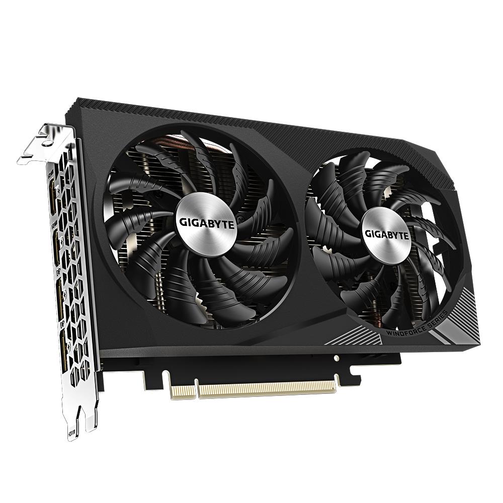 Graphics Card, GIGABYTE, NVIDIA GeForce RTX 3050, 8 GB, GDDR6, 128 bit, PCIE 4.0 16x, Memory 14000 MHz, 2xHDMI, 2xDisplayPort, GV-N3050WF2OCV2-8GD Graphics Card, GIGABYTE, NVIDIA GeForce RTX 3050, 8 GB, GDDR6, 128 bit, PCIE 4.0 16x, Memory 14000 MHz, 2xHDMI, 2xDisplayPort, GV-N3050WF2OCV2-8GD