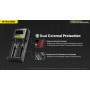 BATTERY CHARGER 2-SLOT/CI2 NITECORE