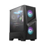 Case, MSI, MAG Forge 100R, MidiTower, Not included, ATX, MicroATX, MiniITX, Colour Black, MAGFORGE100R