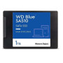 SSD, WESTERN DIGITAL, Blue SA510, 1TB, SATA 3.0, Write speed 510 MBytes/sec, Read speed 560 MBytes/sec, 2,5, TBW 400 TB, MTBF 1750000 hours, WDS100T3B0A