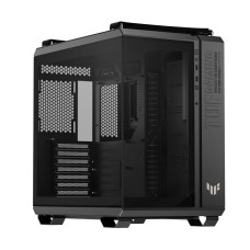 Case, ASUS, TUF Gaming GT502 Horizon, MidiTower, Case product features Transparent panel, Not included, ATX, MicroATX, MiniITX, Colour Black, TUFGAMINGGT502HORIZON