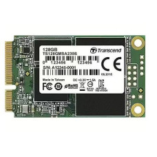 SSD, TRANSCEND, 128GB, mSATA, SATA 3.0, Write speed 400 MBytes/sec, Read speed 550 MBytes/sec, MTBF 2000000 hours, TS128GMSA230S