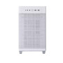 Case, ASUS, Prime AP201 Tempered Glass, Micro, Not included, MicroATX, MiniITX, Colour White, PRIMEAP201TG