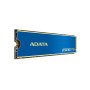 SSD, ADATA, LEGEND 710, 512GB, M.2, PCIE, NVMe, 3D NAND, Write speed 1000 MBytes/sec, Read speed 2400 MBytes/sec, TBW 130 TB, MTBF 1500000 hours, ALEG-710-512GCS